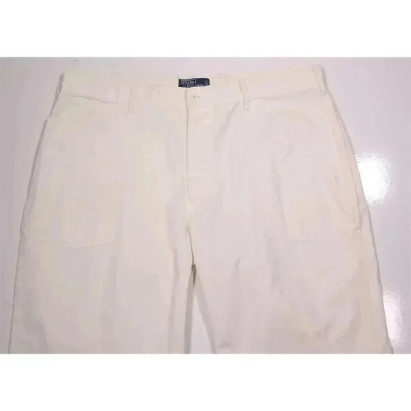 Polo Ralph Lauren Vintage Wide Leg Button-Fly Buckle Painter Pants 42x29 - Picture 1 of 4